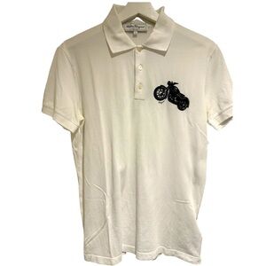 Ferragamo white polo shirt